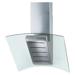 Miele DA289-4 Wall Mounted Cooker Hood, Stainless Steel Clear Glass